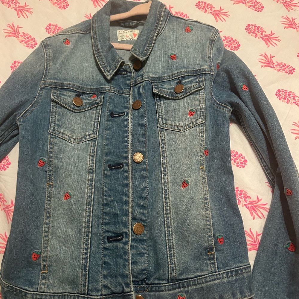 J.Crew kids, adorable jeans, jacket, stretch size 12 girls